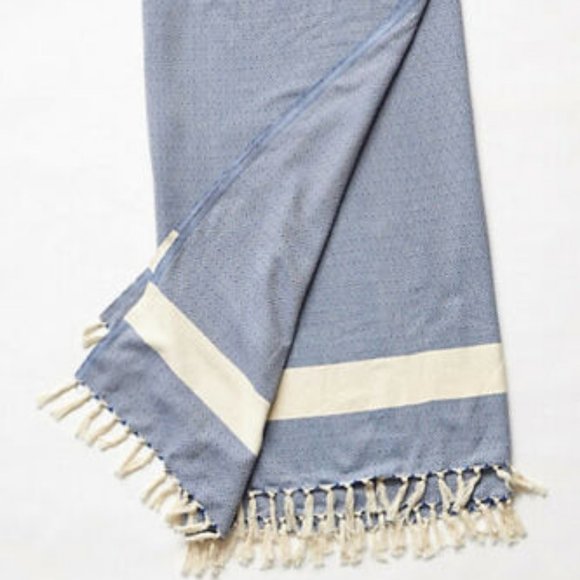 Anthropologie Geo Diamond Throw Blanket Turkish